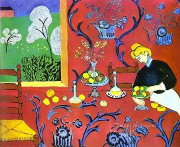 Armonía en rojo fauvismo abstracto Henri Matisse Pinturas al óleo